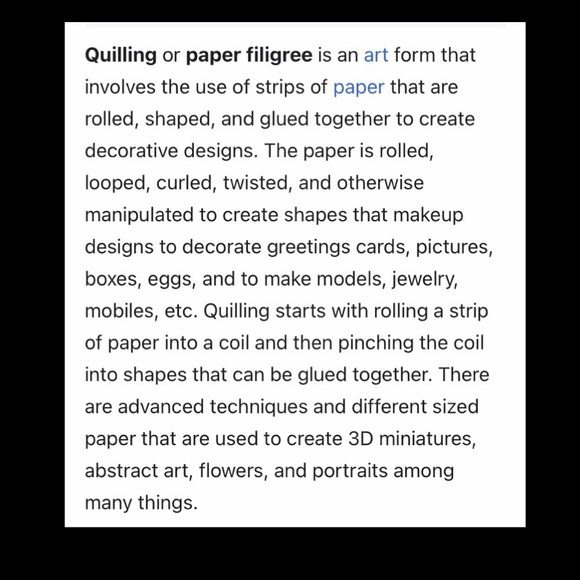 Handmade quilled black white necklace pendant QN-8 - Picture 4 of 6